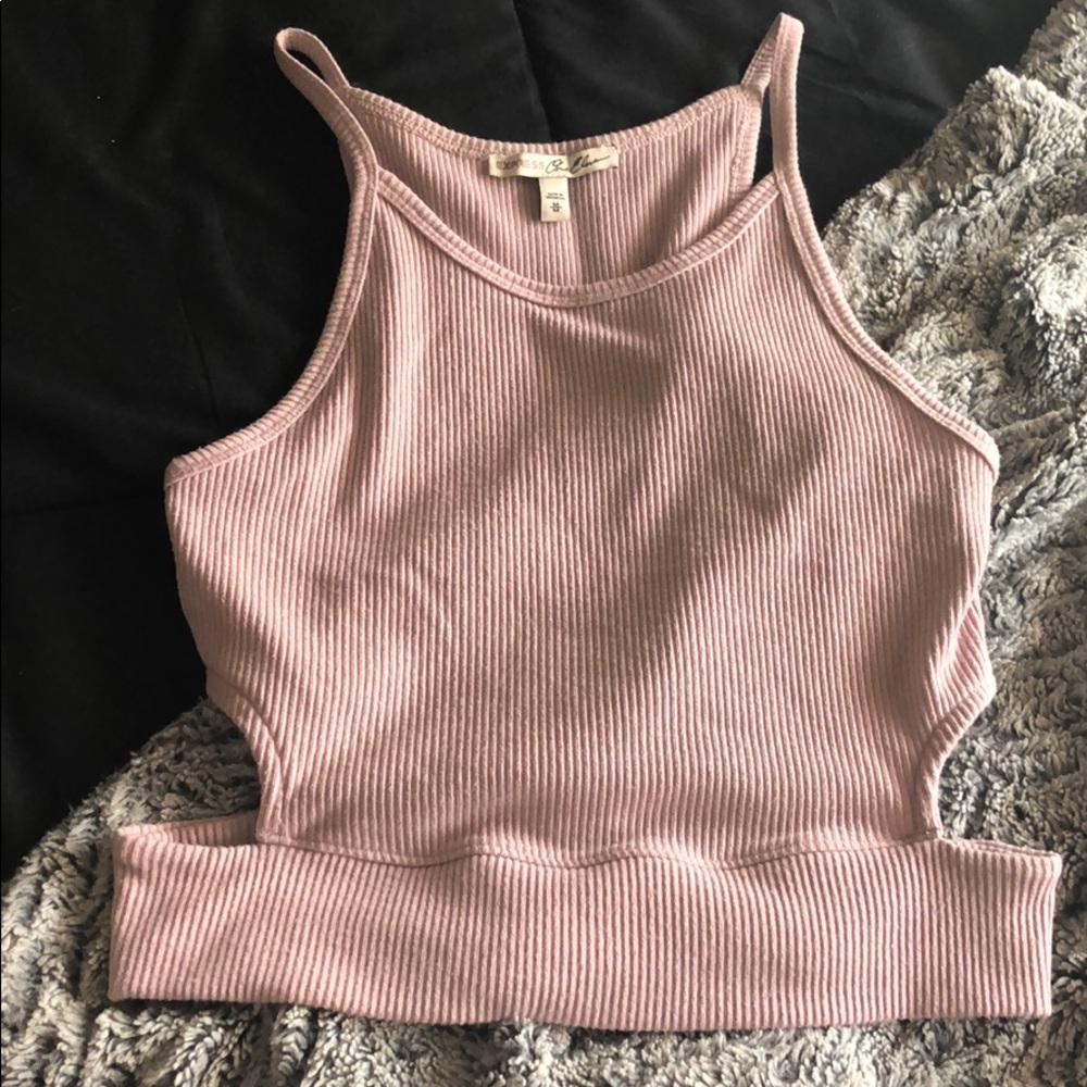 Express cutout crop top
